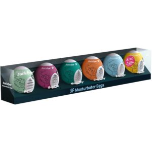 Satisfyer Eggs-Set 6 Masturbatorische Eier Eggcited Hydro-active-TPE · Spielzeug-Sets (Bild 2)