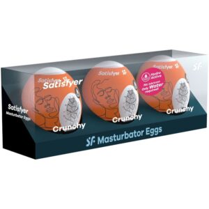 Satisfyer Eggs-3 Masturbierende Eier Crunchy-TPE · Spielzeug-Sets (Bild 2)
