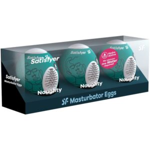 Satisfyer Eggs-3 Masturbierte Eier Naughty-TPE · Spielzeug-Sets (Bild 2)