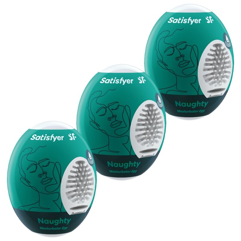 Satisfyer Eggs-3 Masturbierte Eier Naughty-TPE · Spielzeug-Sets