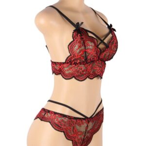 Subblime-Set von zwei Stücke Spitze und Tanga · Sexy Damen-Dessous (Bild 9)