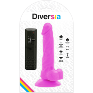 Diversia-Dildo Flexible Vibration Lila 18 cm -o- 4 cm-TPE · Vibratoren (Bild 6)