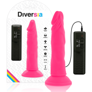 Diversia-Dildo Vibrator Flexible Rosa 23 cm -o- 4.3 cm-TPE · Vibratoren (Bild 7)