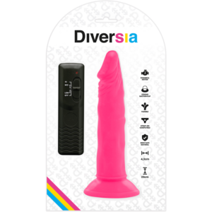 Diversia-Dildo Vibrator Flexible Rosa 23 cm -o- 4.3 cm-TPE · Vibratoren (Bild 3)