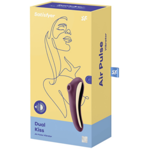 Satisfyer Air Pulse-Dual Kiss Air Pulse Wein Vibrator · Vibratoren (Bild 2)