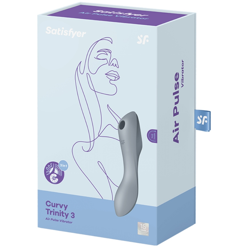 Satisfyer Air Pulse-Curvy Trinity 3 Vibrator mit Pulsluft · Vibratoren (Bild 5)