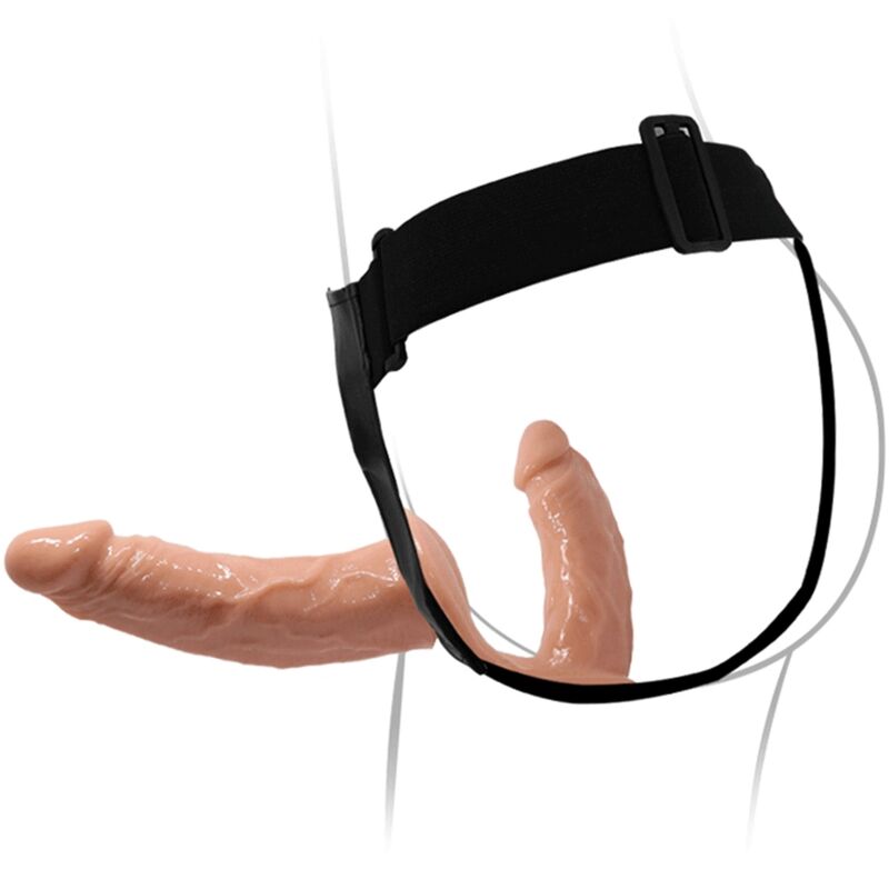 Baile Harness Collection-Dildo Doppelte Ultra Leidenschaft mit Harness-TPR · Strap-on & Harness (Bild 4)
