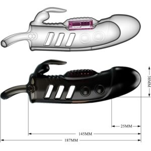 For Him-Sloane Rabbit Penishülle mit Vibrationen-TPR · Vibratoren (Bild 10)