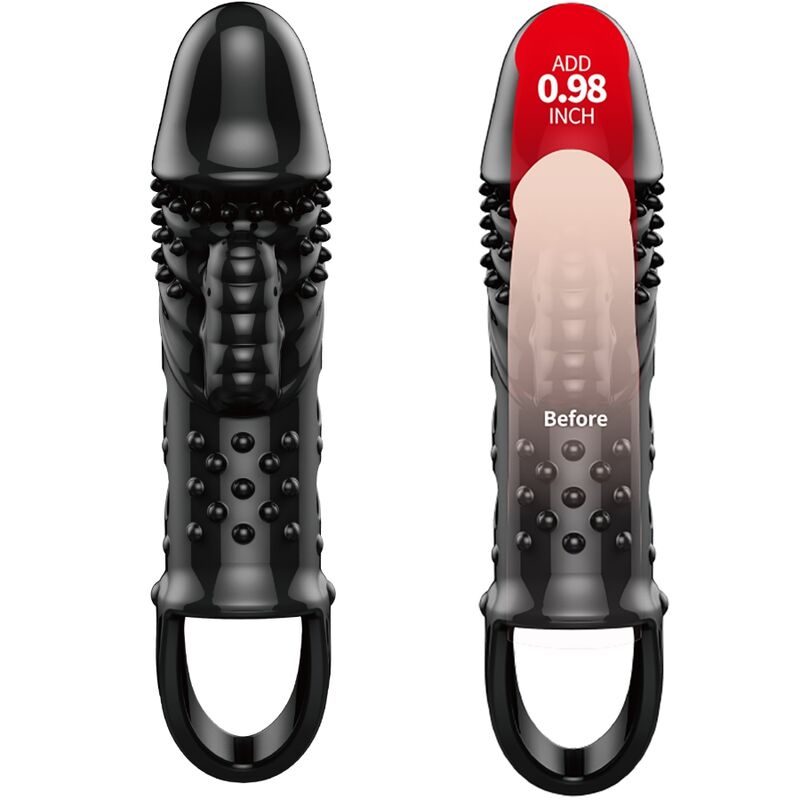 For Him-Cecilia Penishülle Schwarz-TPR · Sextoys