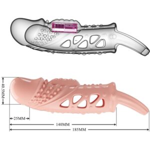 For Him-Cezelia Penishülle Natural-TPR · Sextoys (Bild 2)