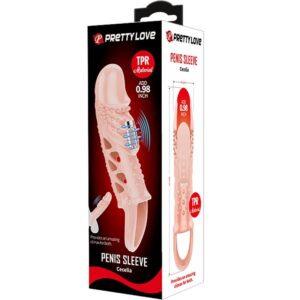 For Him-Cezelia Penishülle Natural-TPR · Sextoys (Bild 4)