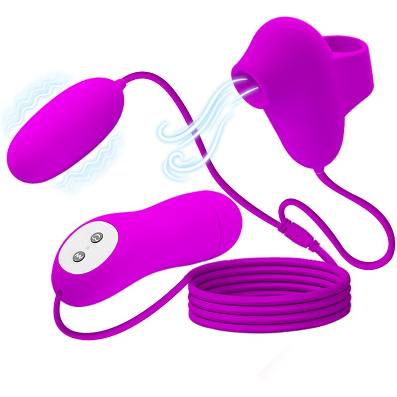 Fun Toys-Vibrierende Bullet mit Suction-Tasse, 12 Funktionen · Vibratoren (Bild 3)