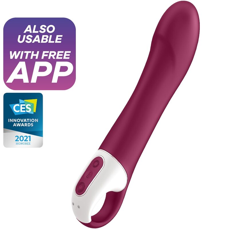 Satisfyer Vibrator-Big Heat Vibrator für den G-Silikon-Punkt · Vibratoren