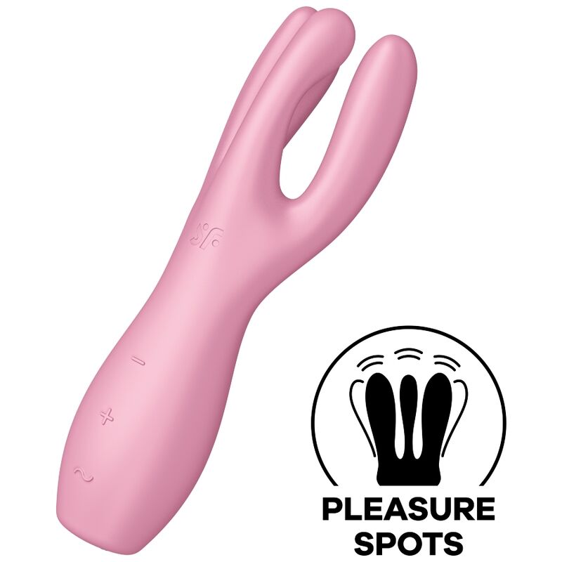 Satisfyer-Drei Vibrator mit drei Armen in Silikon · Vibratoren (Bild 2)