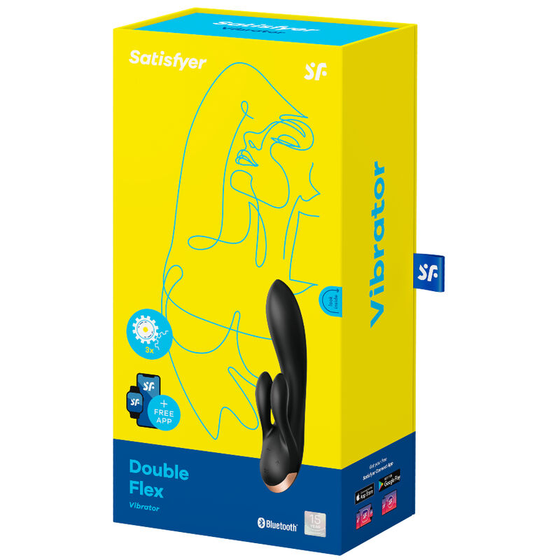 Satisfyer-Double Flex Vibrator App, Silikon · Vibratoren (Bild 2)