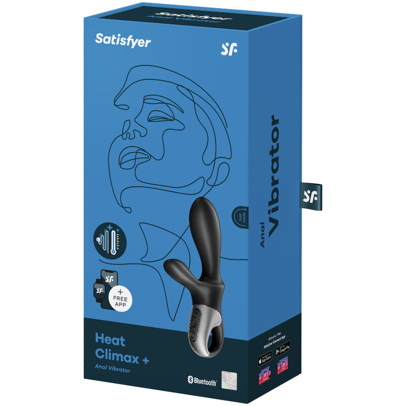 Satisfyer Connect-Heat Climax+ Vibrator Anal mit App, Schwarz · Vibratoren (Bild 2)