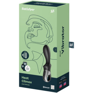 Satisfyer Connect-Wärme Climax Vibrator Anal App Black-Silikon · Vibratoren (Bild 3)