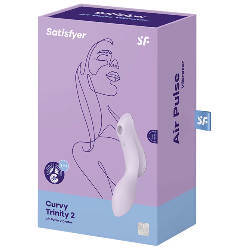 Satisfyer-Vibrator Air Pulse Curvy Trinity 2 · Vibratoren (Bild 2)