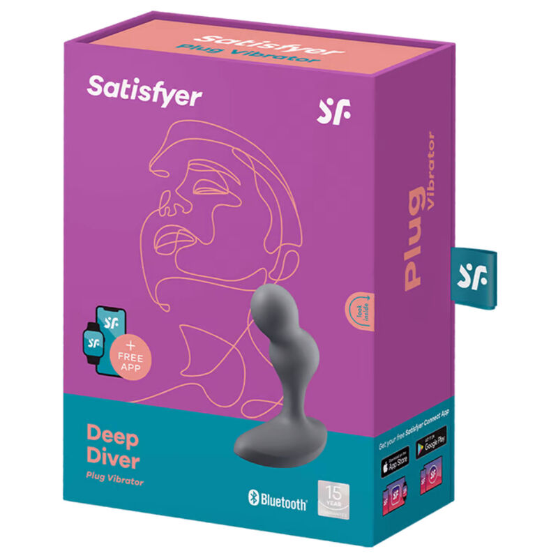 Satisfyer-Deep Diver Analplug Vibrator mit Anwendung · Vibratoren (Bild 3)