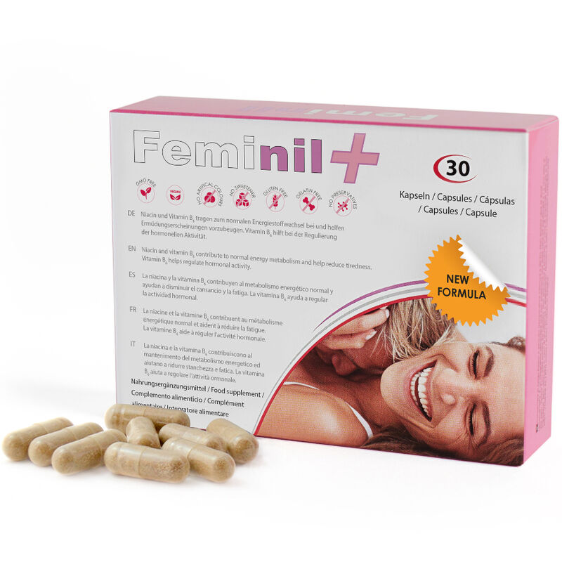 500cosmetics-Feminil+ Ergänzung zur Erhöhung der Libido · Nahrungsergänzungsmittel