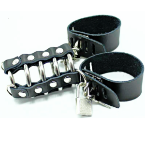 Ohmama Fetish-Peniskörbe mit Ringen und Metallriemen · Spielzeug aus Glas & Metall (Bild 5)