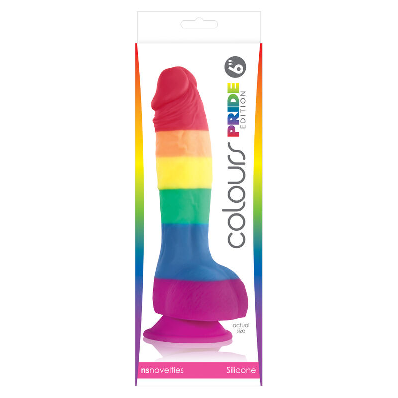 Pride-Dildo Flagge Lgbt 15 cm-Silikon, Saugnapf · Strap-on & Harness (Bild 2)