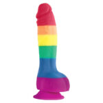 Pride-Dildo Flagge Lgbt 15 cm-Silikon, Saugnapf · Strap-on & Harness