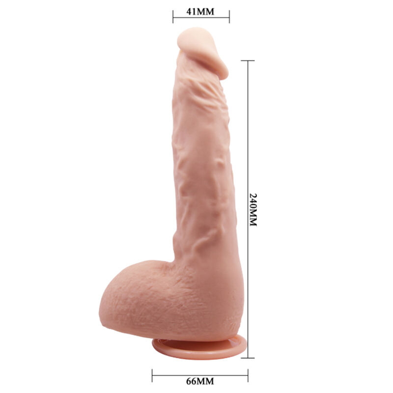 Baile Vibrators-Dildo Realistisch Jason Natural 24 Cm-TPR, Saugnapf · Dildos & Stimulatoren (Bild 2)