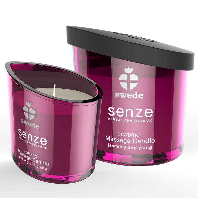 Swede-Senze Ecstatic Massagekerze - Jasmin, Ylang Ylang
