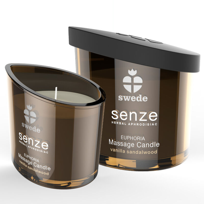 Swede-Euphoria Kerze Massage Vanille, Sandalo – 50 ml · Erotische Massage