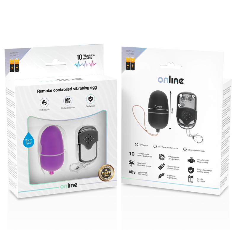 Online-Egg Vibrator mit ABS-Fernbedienung, 10 Geschwindigkeiten · Vibratoren (Bild 28)