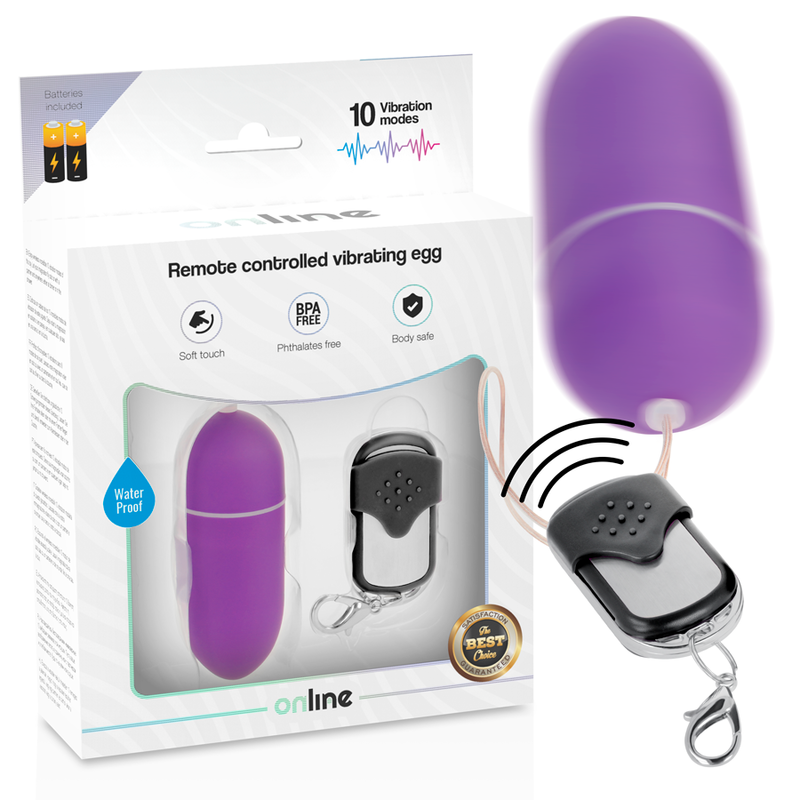 Online-Egg Vibrator mit ABS-Fernbedienung, 10 Geschwindigkeiten · Vibratoren (Bild 44)