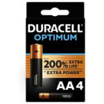 Duracell-Optimum 200 Batterien Alkali Aa LR6 – 4 Stücke · Sextoys