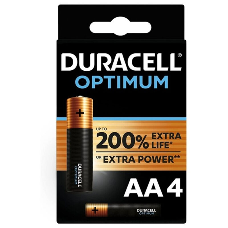 Duracell-Optimum 200 Batterien Alkali Aa LR6 – 4 Stücke · Sextoys