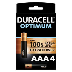 Duracell-Optimum 200 Batterien Alcaline Aa LR03 – 4 Einheit · Batterien & Zubehör
