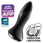 Satisfyer-Plug 1+ Analplug Vibrierend mit Anwendung · Vibratoren