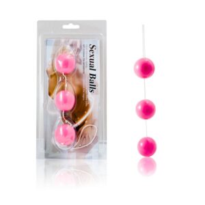 Baile Stimulating-Rosa Analkugeln Strip aus ABS · Sextoys (Bild 3)
