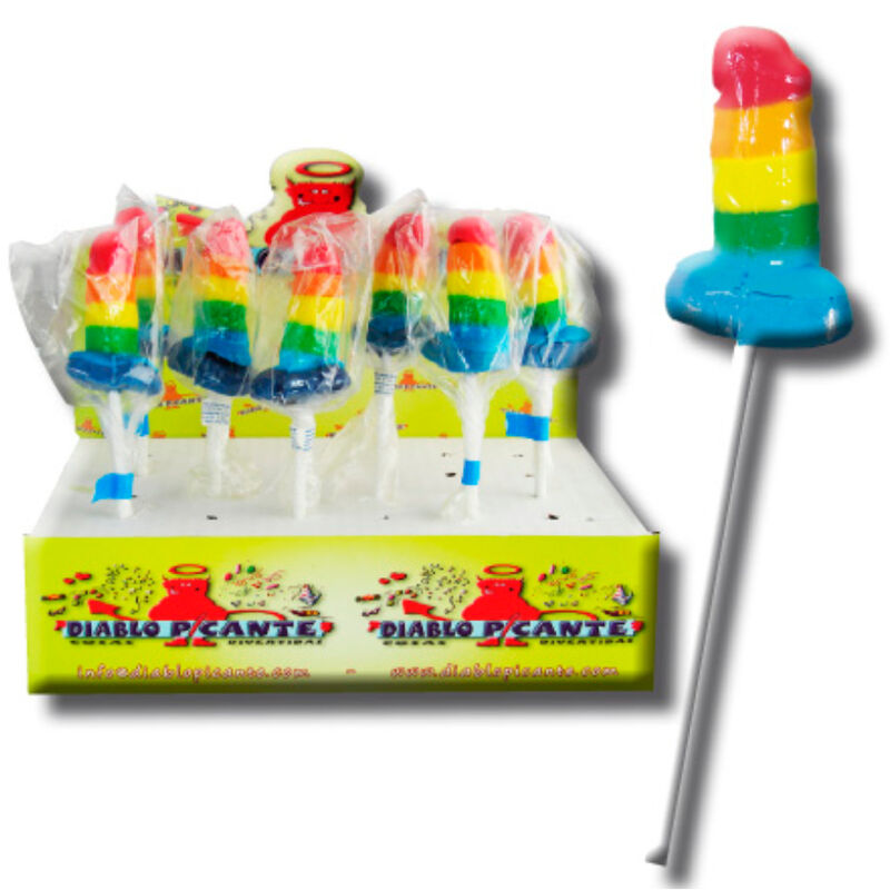 Pride-Lutscher Gummy Penis Aroma sortiert Lgbt · Süßigkeiten & Geschenke