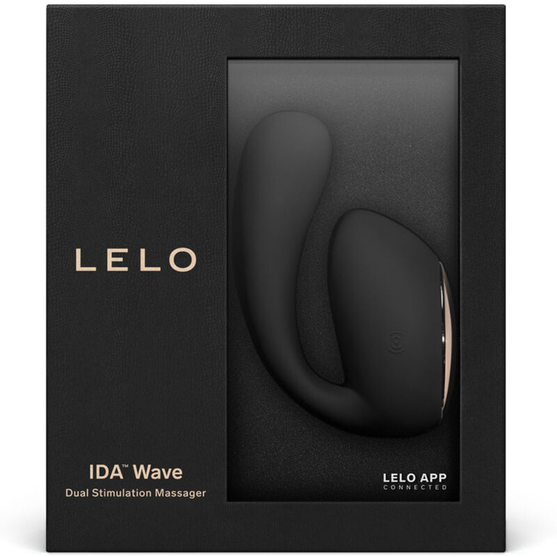 Lelo-Ida Wave Massager für Paare, Schwarz-Silikon, 10 Geschwindigkeiten, App · Vibratoren (Bild 4)