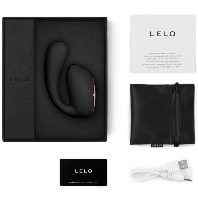 Lelo-Ida Wave Massager für Paare, Schwarz-Silikon, 10 Geschwindigkeiten, App · Vibratoren (Bild 3)