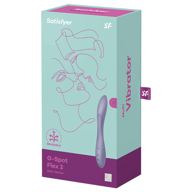 Satisfyer Vibrator-G-Spot Flex 2 Multi Vibrator Lila-Silikon, 12 · Vibratoren (Bild 3)