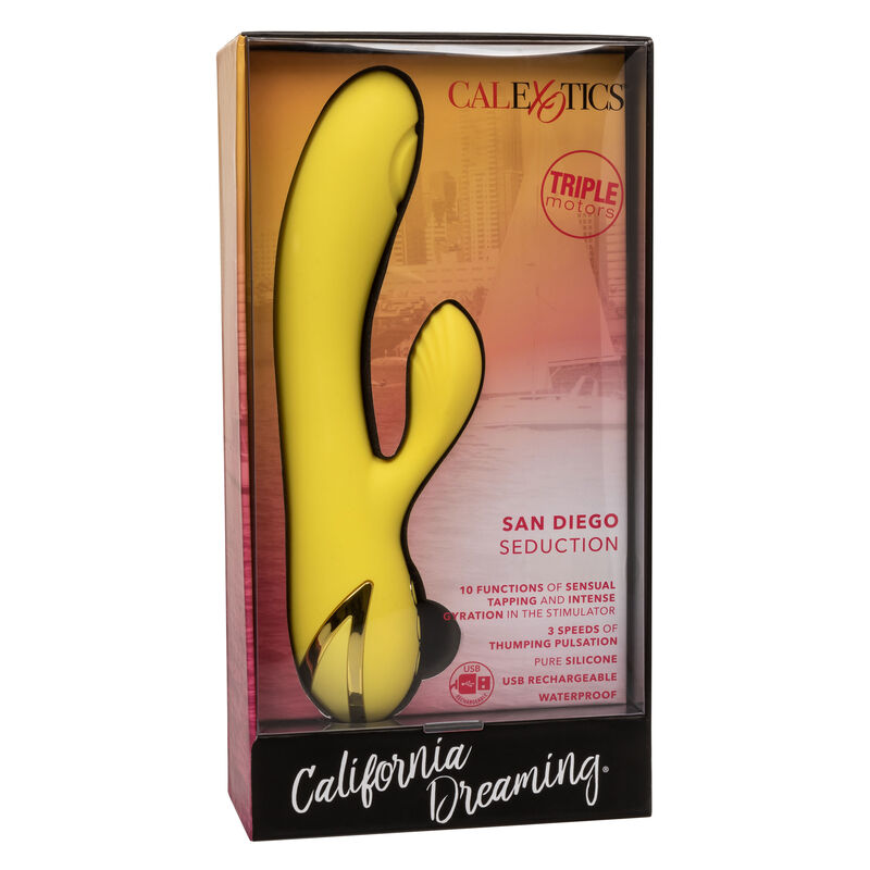 Calexotics-San Diego Seduction-Silikon, 10 Geschwindigkeiten, Wiederaufladbar · Vibratoren (Bild 2)