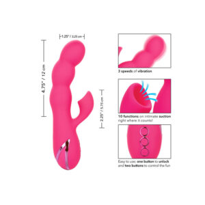 Calexotics-Oceanside Orgasm-Silikon, 10 Geschwindigkeiten, Wiederaufladbar, USB · Vibratoren (Bild 2)