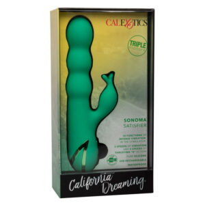 Calexotics-Sonoma Satisfier Green-Silikon, 3 Geschwindigkeiten, Wiederaufladbar · Vibratoren (Bild 3)