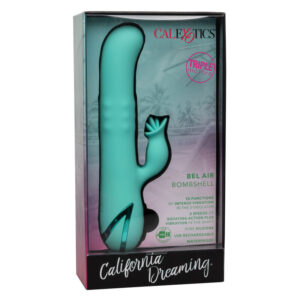Calexotics-Bel Air Bombshell Light Green-Silikon, 10 Geschwindigkeiten · Vibratoren (Bild 4)