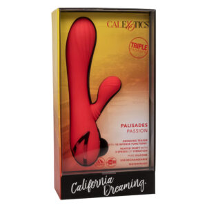 Calexotics-Palisades Passion Red-Silikon, 10 Geschwindigkeiten, Wiederaufladbar · Vibratoren (Bild 3)