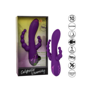 Calexotics-Long Beach Bootylicious Lila Tripla · Vibratoren (Bild 5)