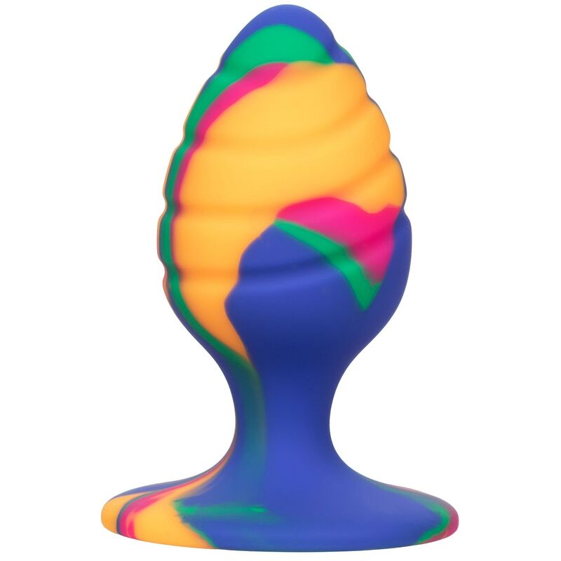 Calexotics-Analplug Cheeky Swirl Medium-Silikon, Saugnapf