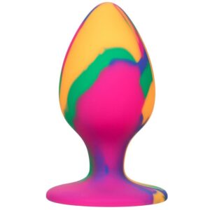 Calexotics-Cheeky Analplug Groß Tie-dye-Silikon, Saugnapf · BDSM-Zubehör