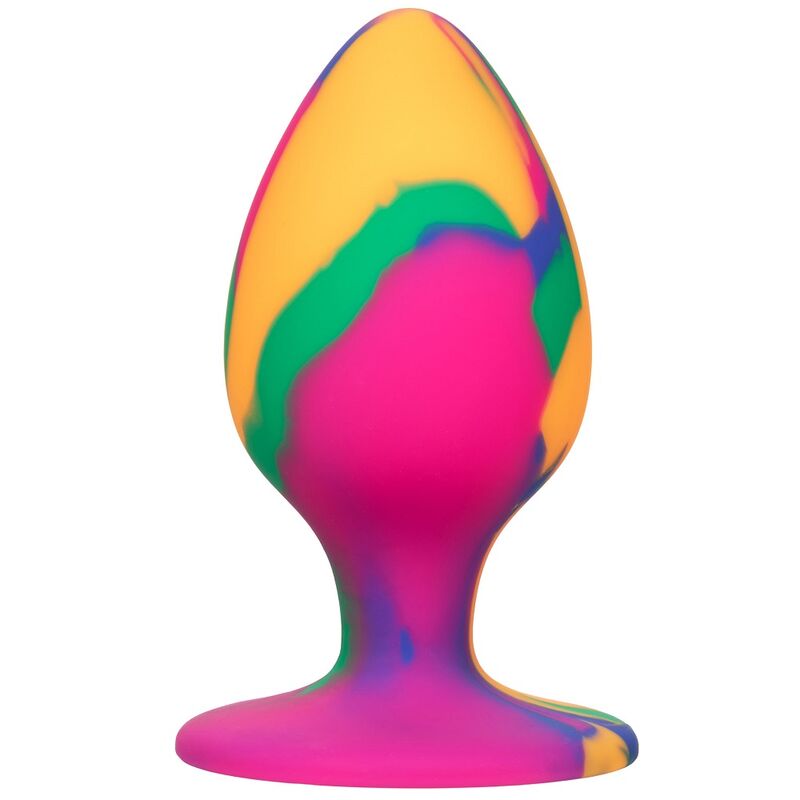 Calexotics-Cheeky Analplug Groß Tie-dye-Silikon, Saugnapf · BDSM-Zubehör